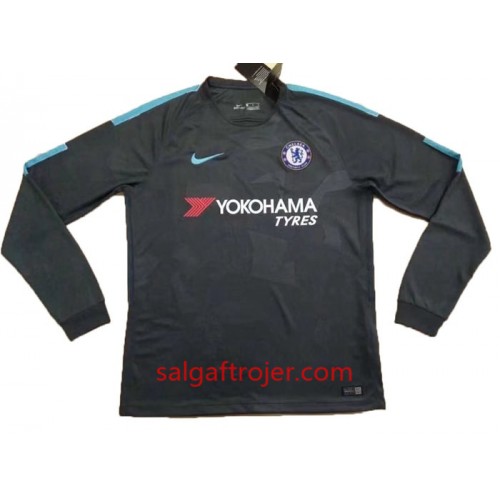 Chelsea Fodboldtrøjer 3. sæt 2017/18 Langærmet Chelsea Fodboldtrøjer 3. sæt 2017/18 Langærmet